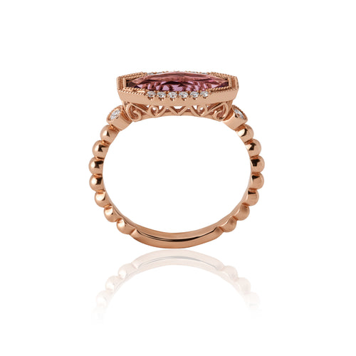 Amethyst Ring — Yellow Gold — 122RNGRDR2522