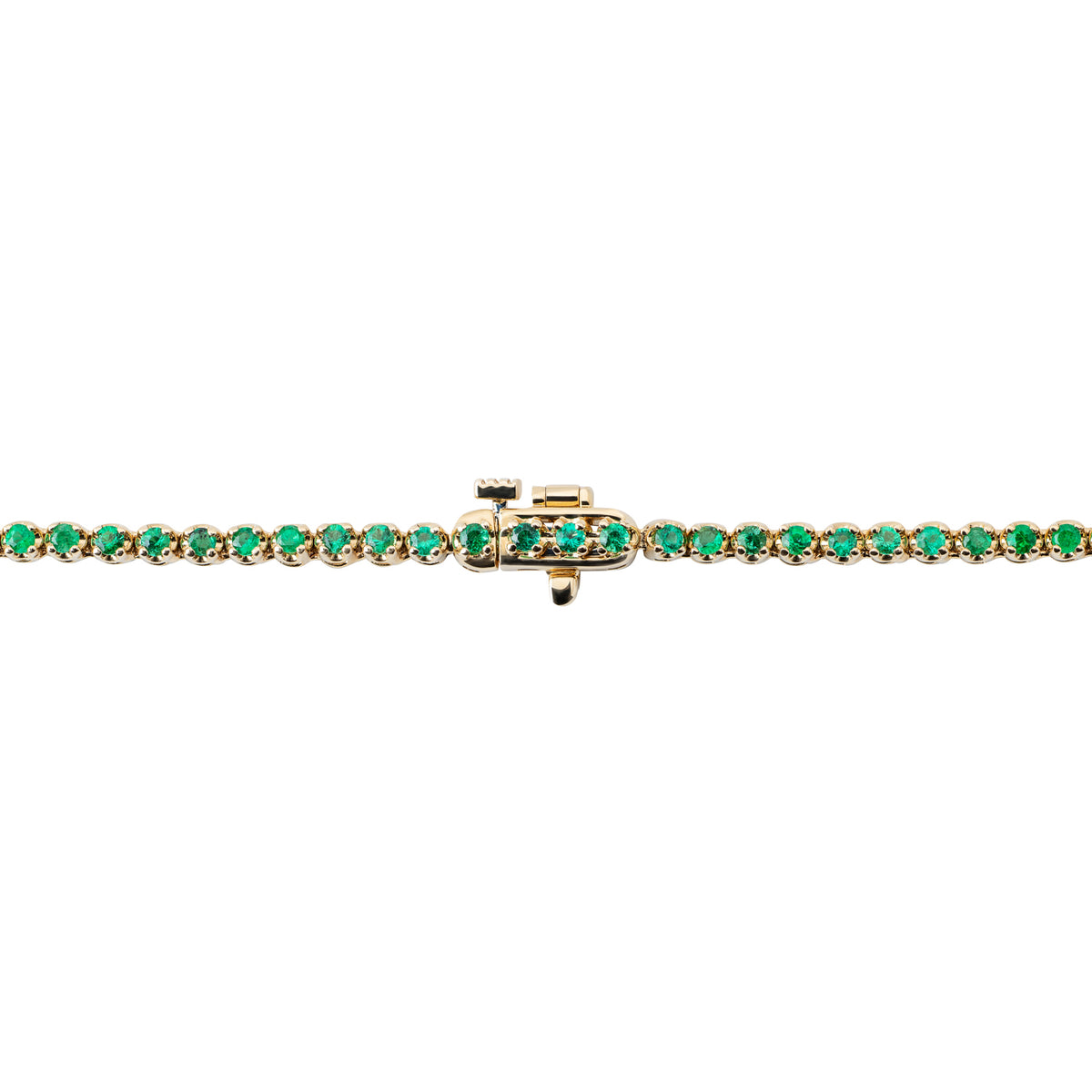 Emerald Necklace — Yellow Gold — LTJ-NEC-009