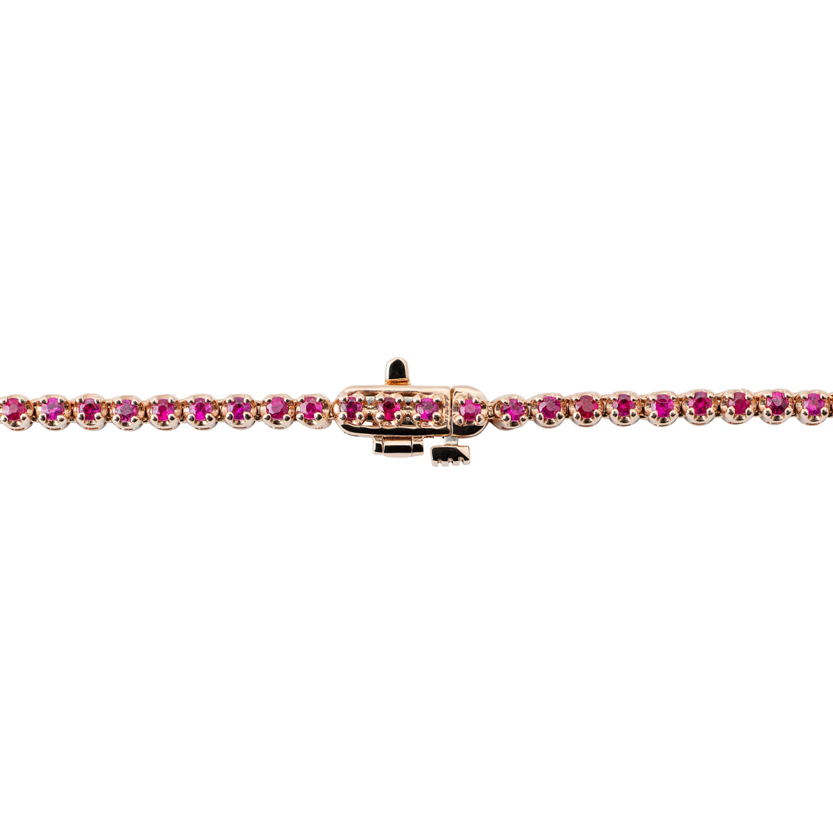 Ruby Necklace — Rose Gold — LTJ-NEC-010
