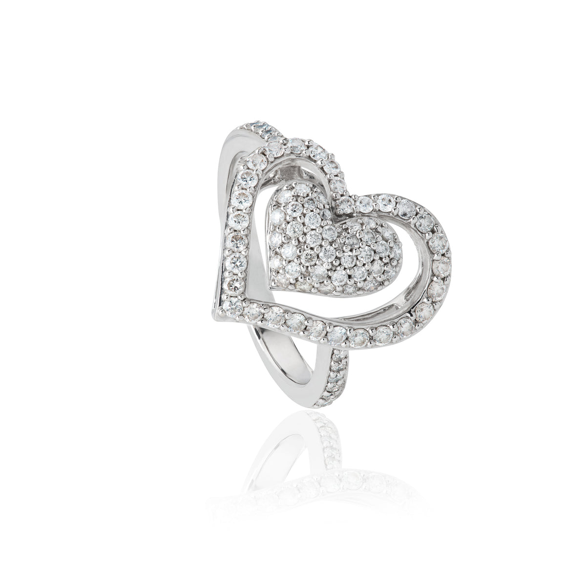 Heart Diamond Ring