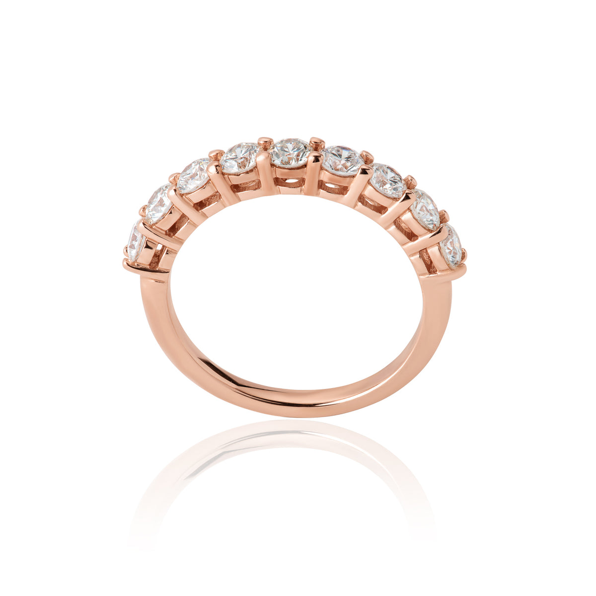 Half Eternity Diamond Band