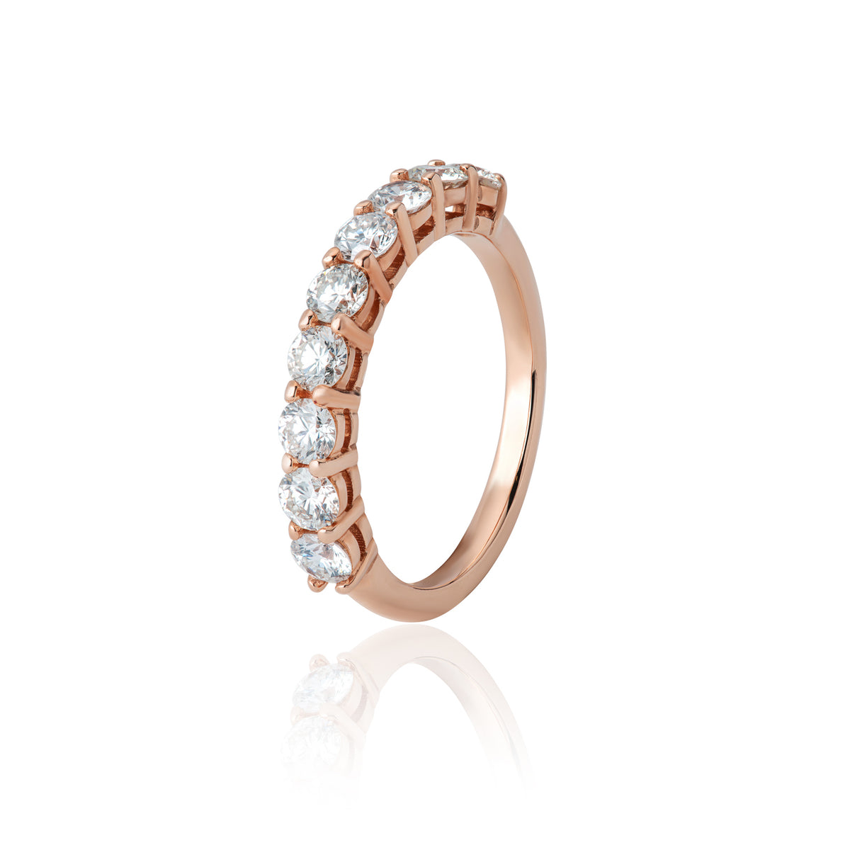 Half Eternity Diamond Band
