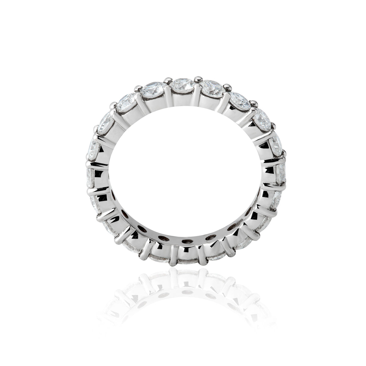 Diamond Eternity Band — White Gold