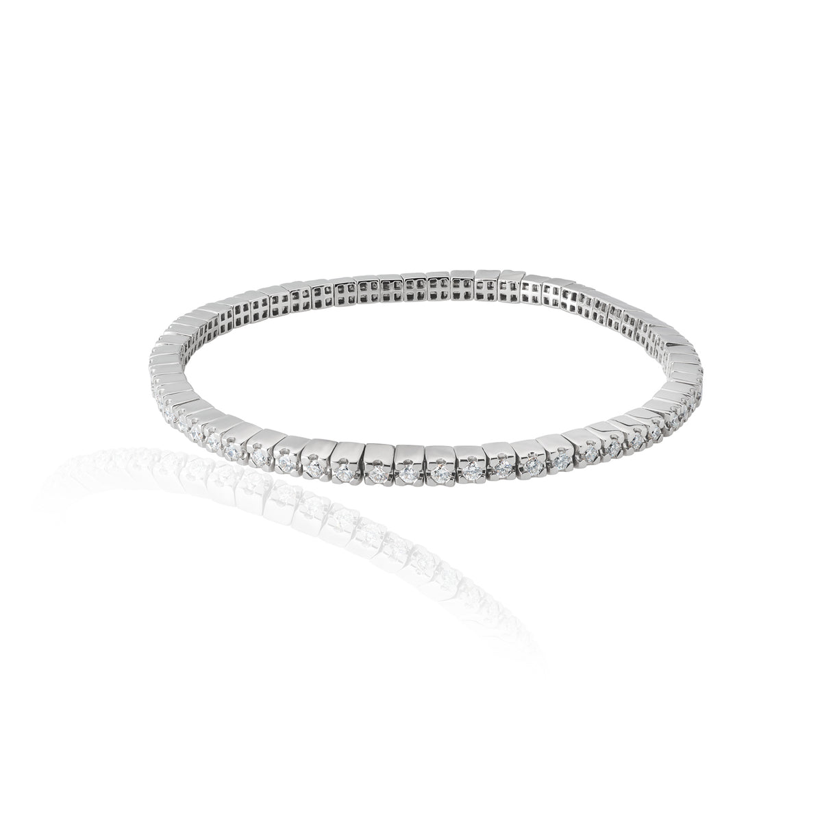 Tennis Bracelet — White Gold — LTJ-BRA-027
