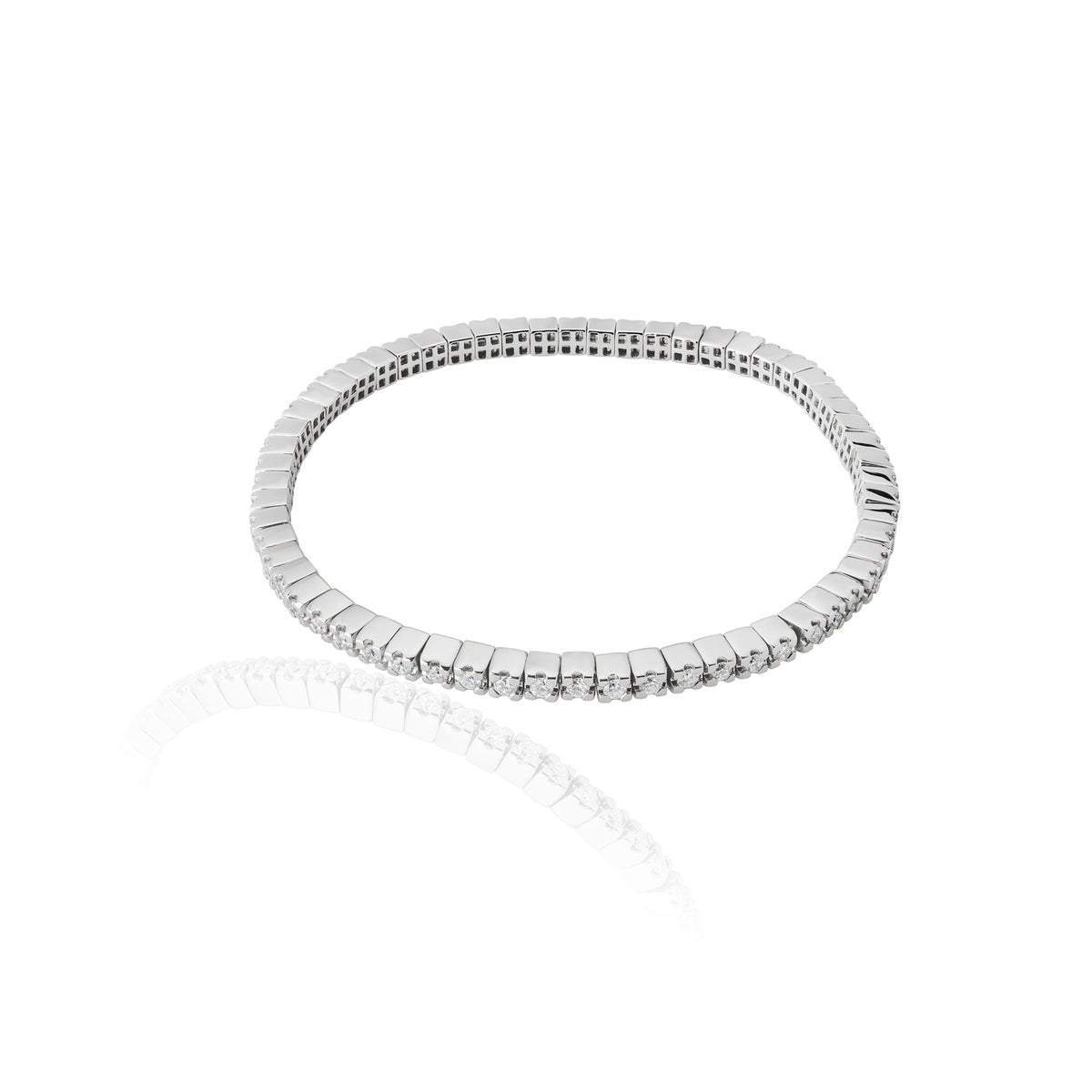 Tennis Bracelet — White Gold — LTJ-BRA-027