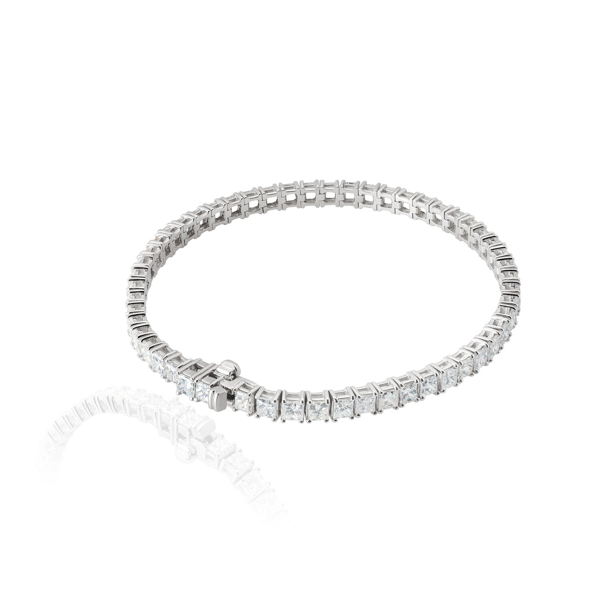 Tennis Bracelet — White Gold — 11794SSSL