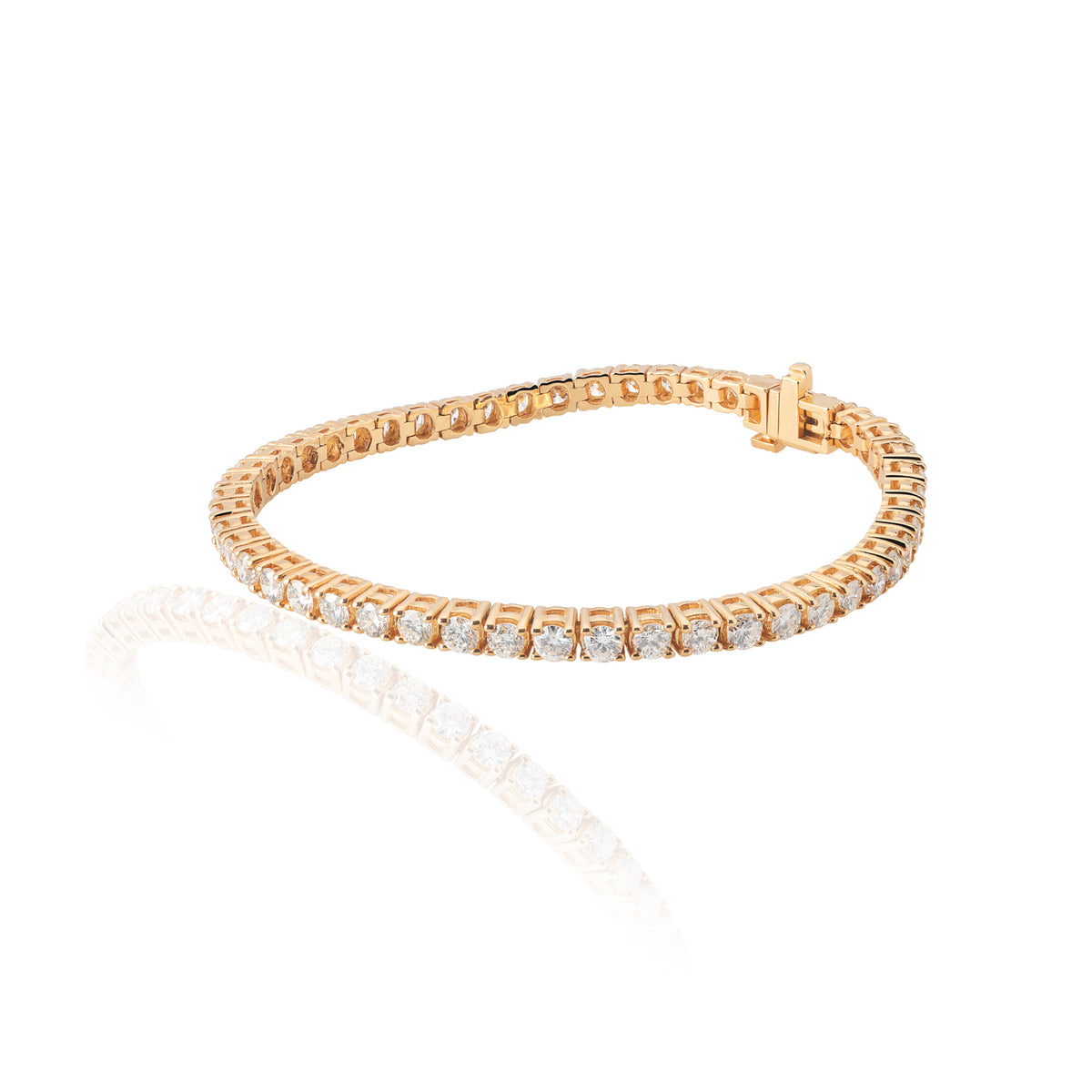 Tennis Bracelet — Yellow Gold — 13410SSSR