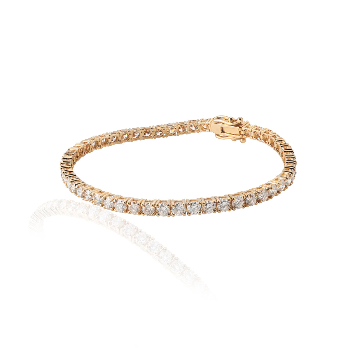 Tennis Bracelet — Yellow Gold — 13420SSLF