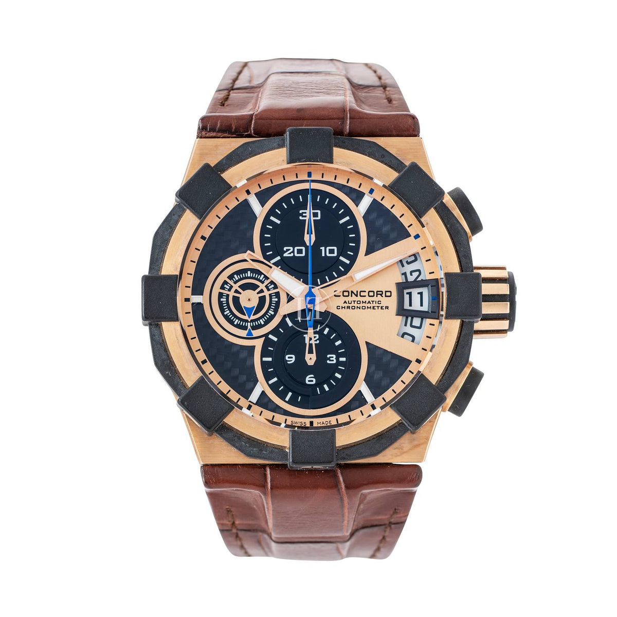 Concord C1 Chronograph Rose Gold C1 GXX 18R - image 2