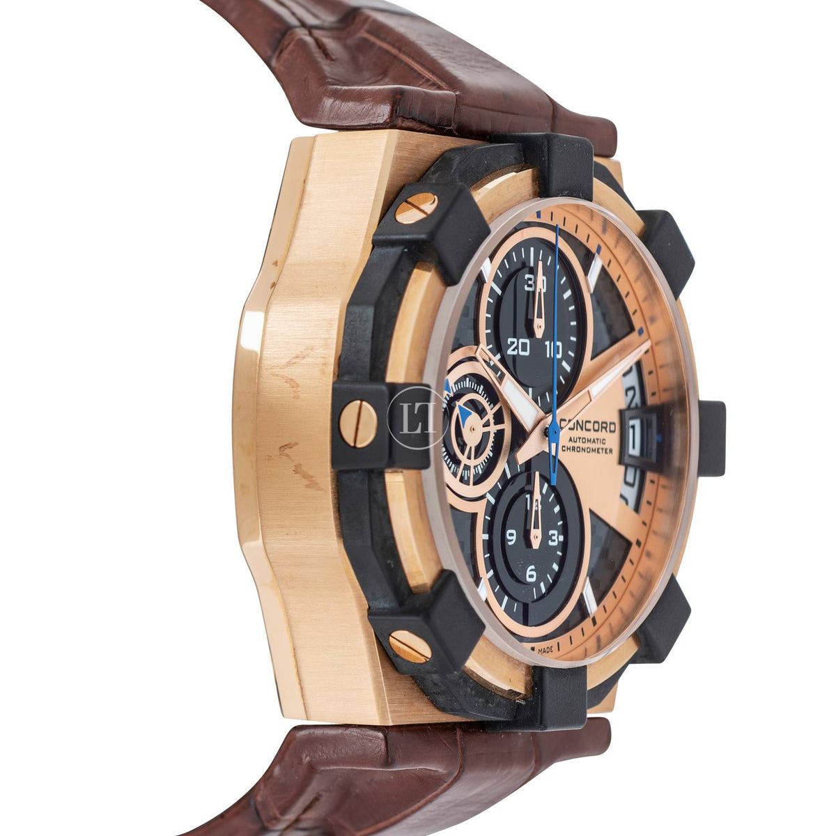 Concord C1 Chronograph Rose Gold C1 GXX 18R - image 3