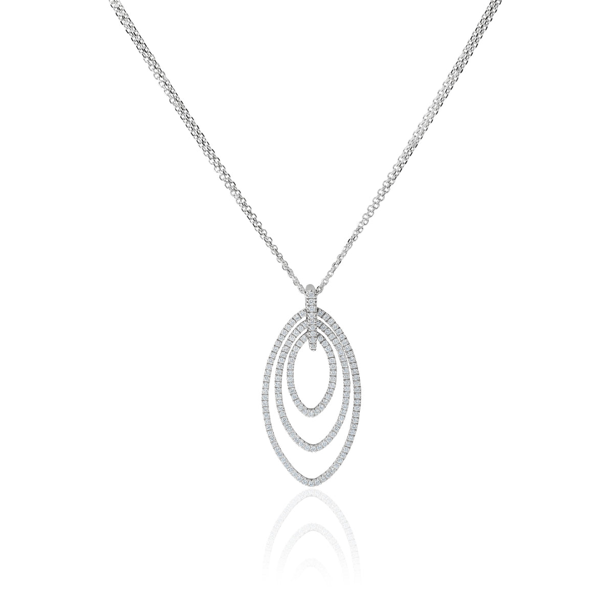White Gold Pendant Necklace