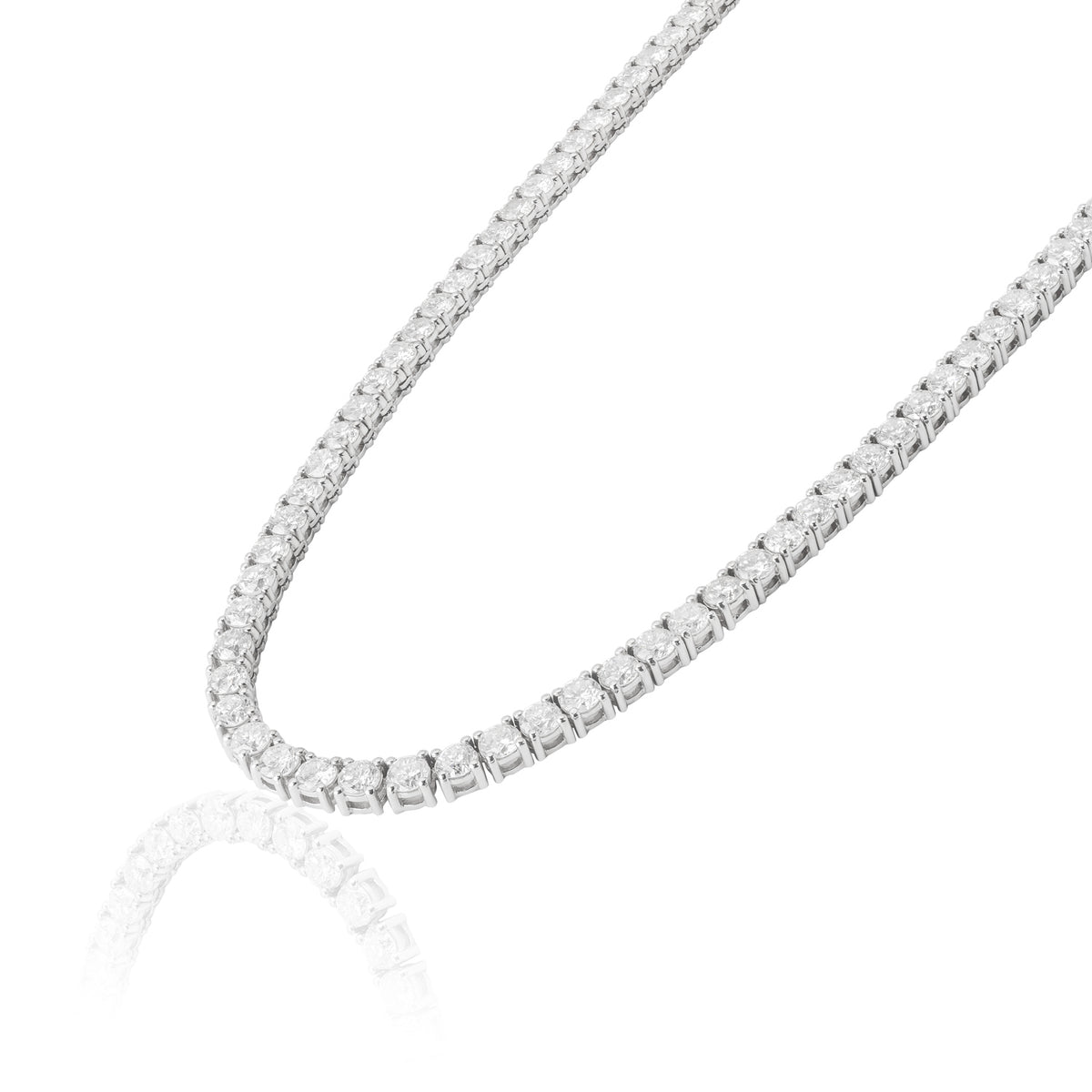 Necklace — White Gold — Rivera 13360NNLM